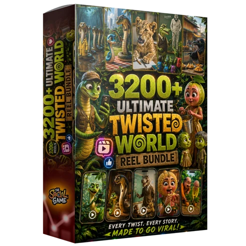 3200+ Ultimate Twisted World Reels Bundle (Instant Download + Ready to Post)