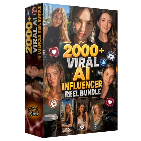 2000+ Viral AI Influencer Reel Bundle | Premium Ready-to-Post Content